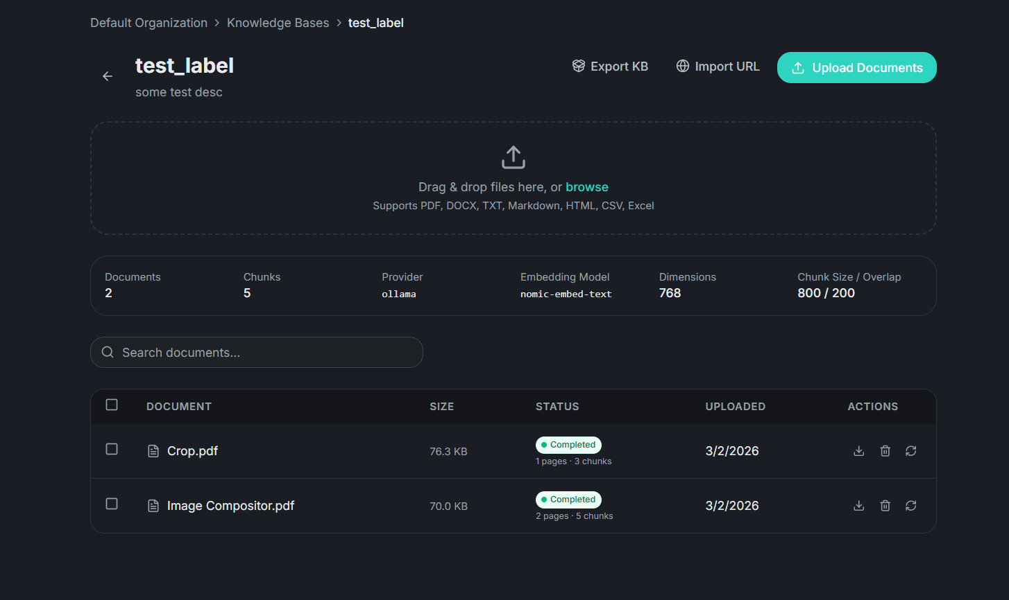 Knowledge Base Interface